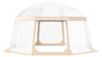VEVOR Sports Tent, 12-15 People, Instant Pop-Up Tent Shelter Weatherproof Pod, Outdoor Bubble Clear View Tent, Climate Canopy Shelter for Soccer, Football, Softball & Other Sporting Events and Parades New In Box $299