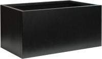 GZGNEEVL Galvanized Steel Planters Rectangular Planter 32" L x 16" W x 16" H, Black New Shelf Pull $299