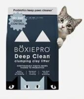 Boxiepro Deep Clean Clumping Clay Cat Litter, 28 lb New