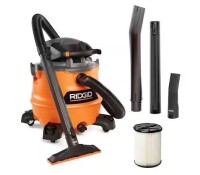 RIDGID 16 Gal. 6.5 Peak HP NXT Shop Vacuum Wet Dry Vac with Detachable Blower, Filter, Locking Hose and Accessories HD1600 On Working $299