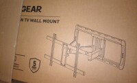 Perlegear Full Motion Sliding TV Wall Mount for 42&ndash;95 inch TVs 150 lbs max load, sliding, extension, swivel, tilt, level, cable management, fits 12?/16?/24? wood studs, max VESA 600x400mm New In Box $199