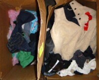 Box of Kachs / Calvin Klein / Lee / Assorted Mens, Womens, Childrens Clothing