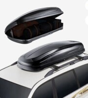 VEVOR Rooftop Cargo Carrier, 14 Cubic Feet Roof Cargo Box, ABS Hard Shell Roof Box, with Dual-Sided Opening and 2 Reinforced Straps, Aerodynamic, Suitable for most Crossbar, New in Box $899
