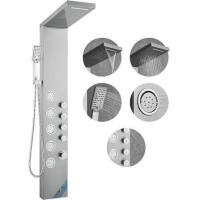 VEVOR Shower Panel System, 4 Shower Modes Shower Panel Tower, Rainfall, Waterfall, 5 Full Body Massage Jets and 3-Setting Handheld Shower Head with 59" Hose, Stainless Steel Wall-Mounted Shower Set New in Box $499