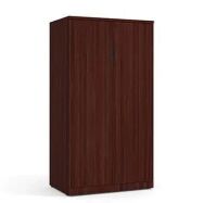 N9NE PL151 TWO DOOR 65"H STORAGE CABINET- Mahogany New In Box 2 Boxes $1299