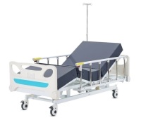VEVOR Premium 3 Function Full Electric Hospital Bed, ICU Electric Medical Bed with Mattress & IV Pole, Handheld Controller and 5-Inch Locking Casters for Home Hospital Use, 440LBS Loading New in Box $2999