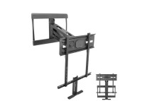 Mount-It! 43 in. to 70 in. Height Adjustable Fireplace Gas Spring TV Mount, 72 lbs. Capacity $349.99