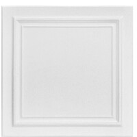 A La Maison Ceilings Line Art 1.6 ft. x 1.6 ft. Glue Up Foam Ceiling Tile in Plain White (21.6 sq. ft./case) New $79.99