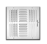 Everbilt 12 in. x 12 in. 4-Way Fixed Curved Blade Wall/Ceiling Register / Everbilt 10 in. x 6 in. 3-Way Aluminum Wall/Ceiling Register in White / Assorted $89.99